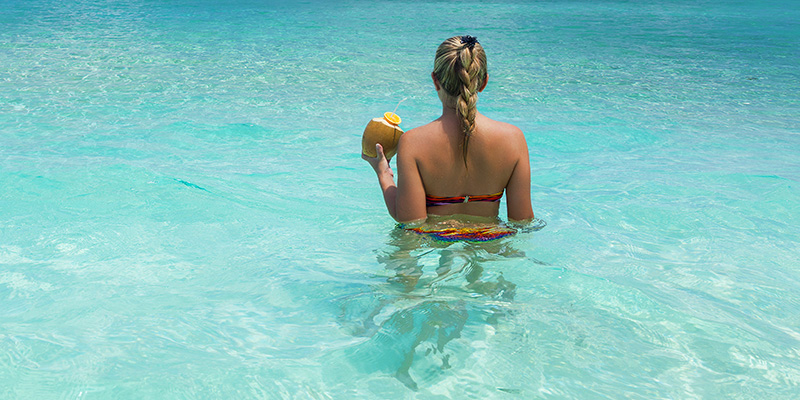 BVI Itineraries Coconut Drink