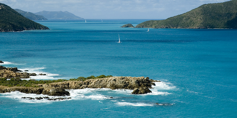 BVI Itineraries View of Guana Island