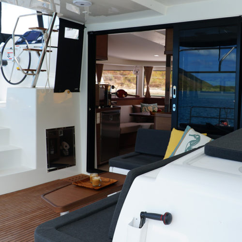 Cockpit Side View - CruiseNautic - Lagoon 42