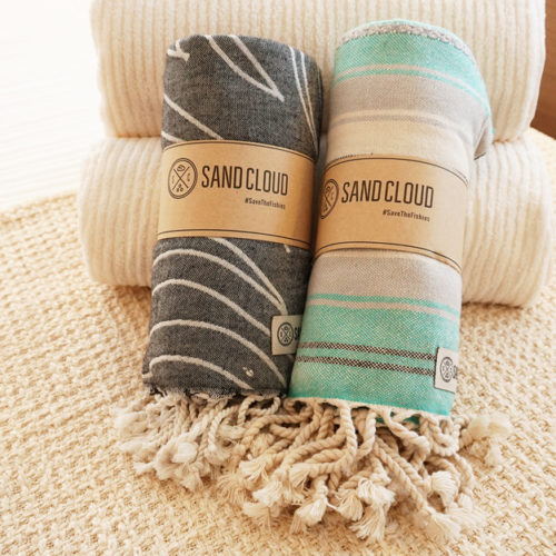 Sand Cloud Towels. Save the Fishies. - CruiseNautic - Lagoon 42